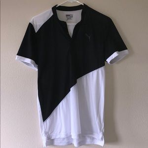 Puma 1/4 button pull over shirt